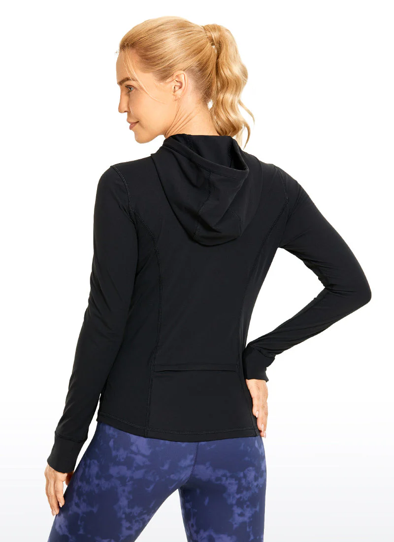 Light Fleece Brushed Full Zip Hoodies - Image 19