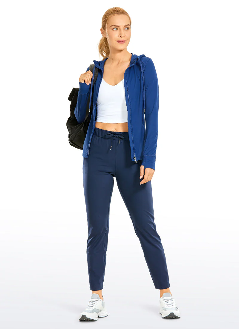 Light Fleece Brushed Full Zip Hoodies - Image 24