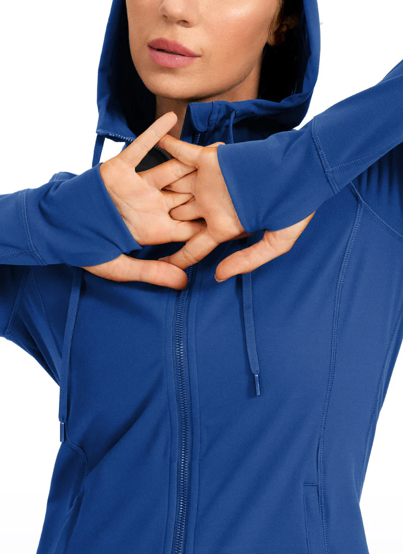 Light Fleece Brushed Full Zip Hoodies - Image 25