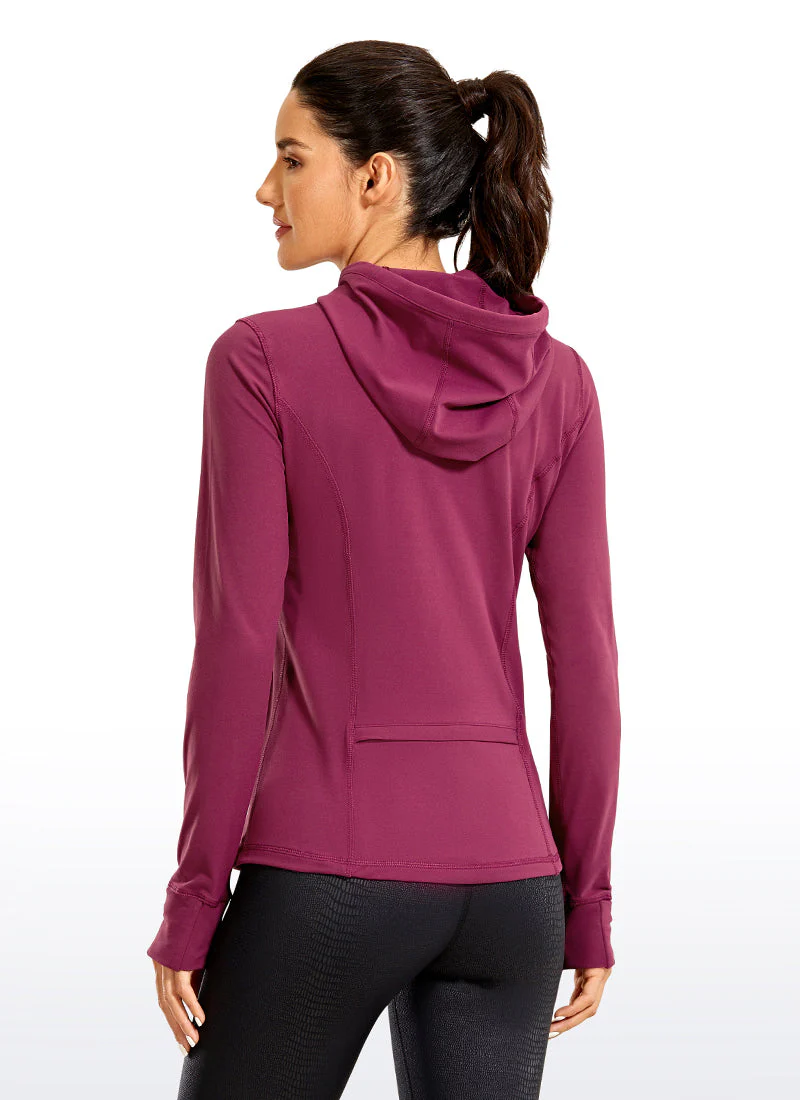 Light Fleece Brushed Full Zip Hoodies - Image 32