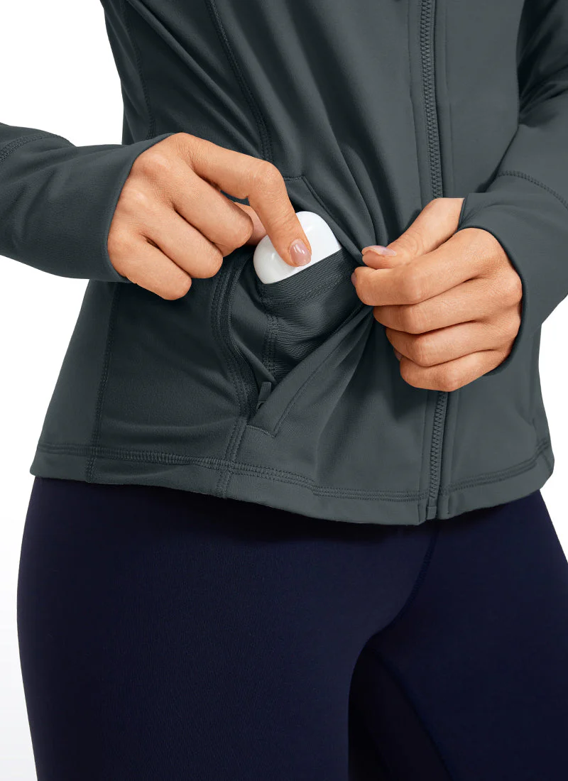 Light Fleece Brushed Full Zip Hoodies - Image 40