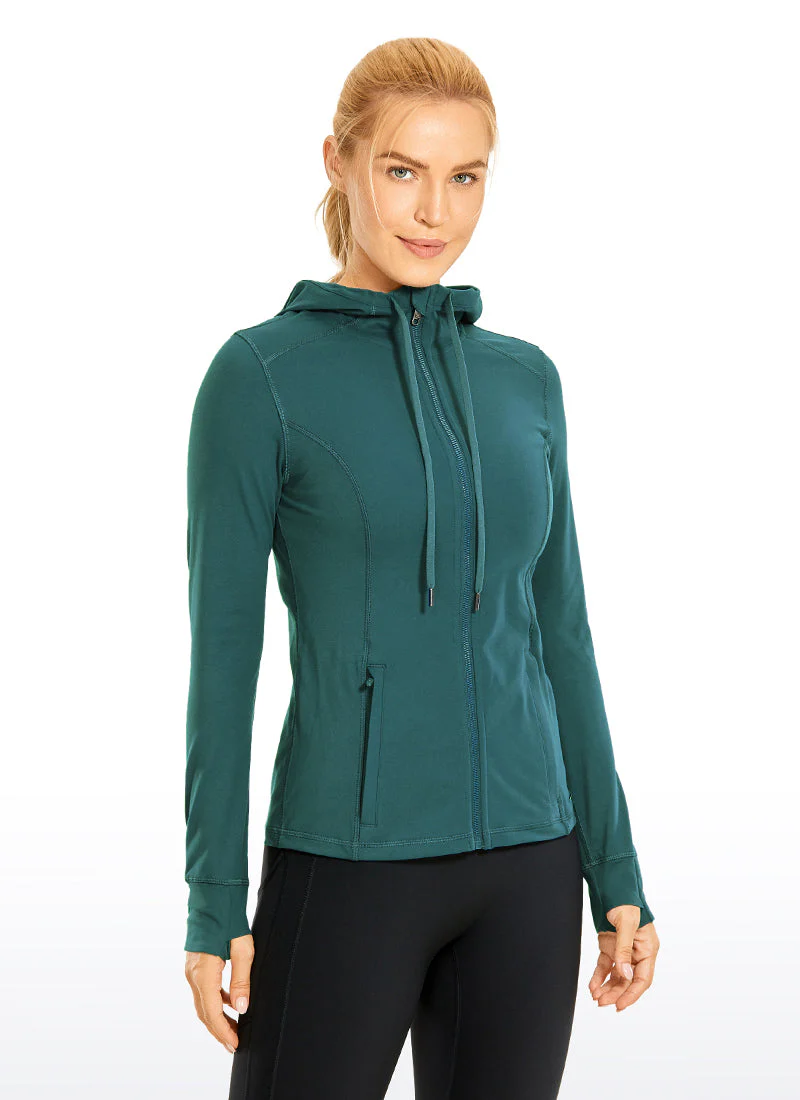 Light Fleece Brushed Full Zip Hoodies - Image 12