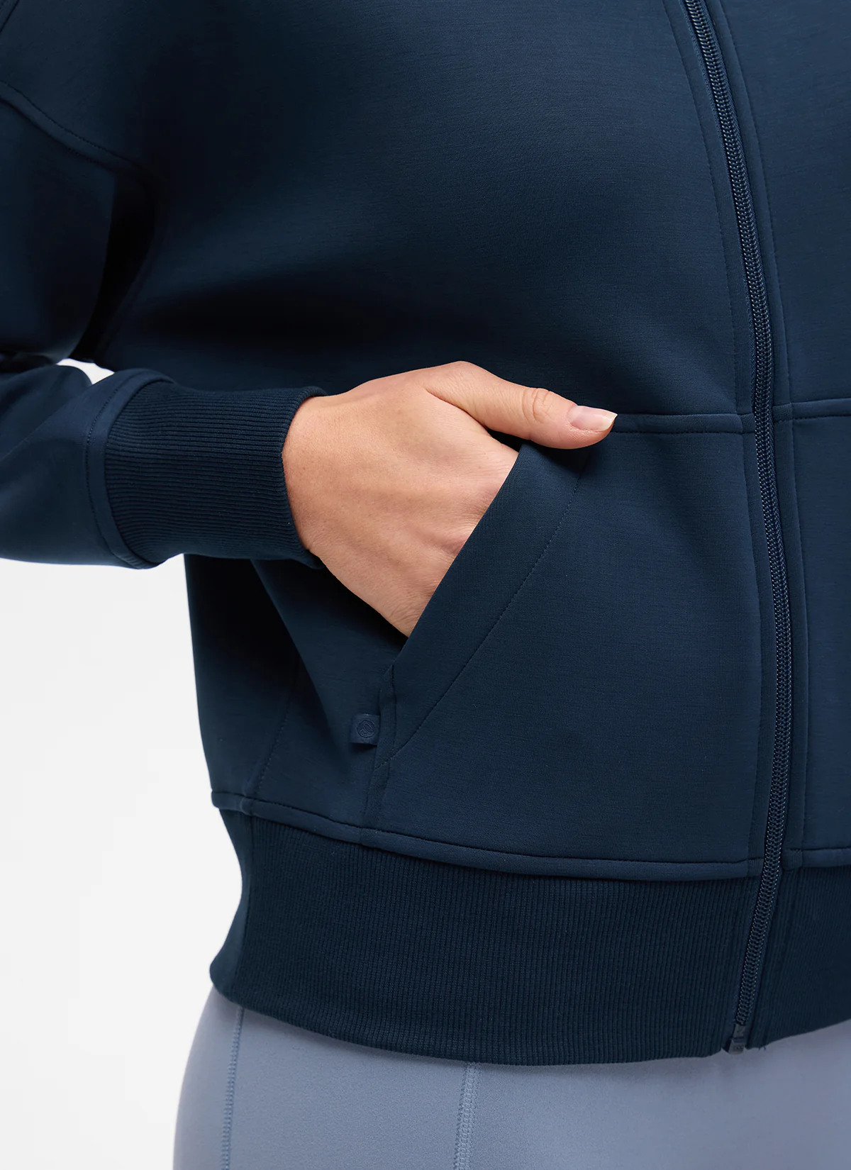 SoftAura High Mock Neck Full Zip Jacket - Image 11