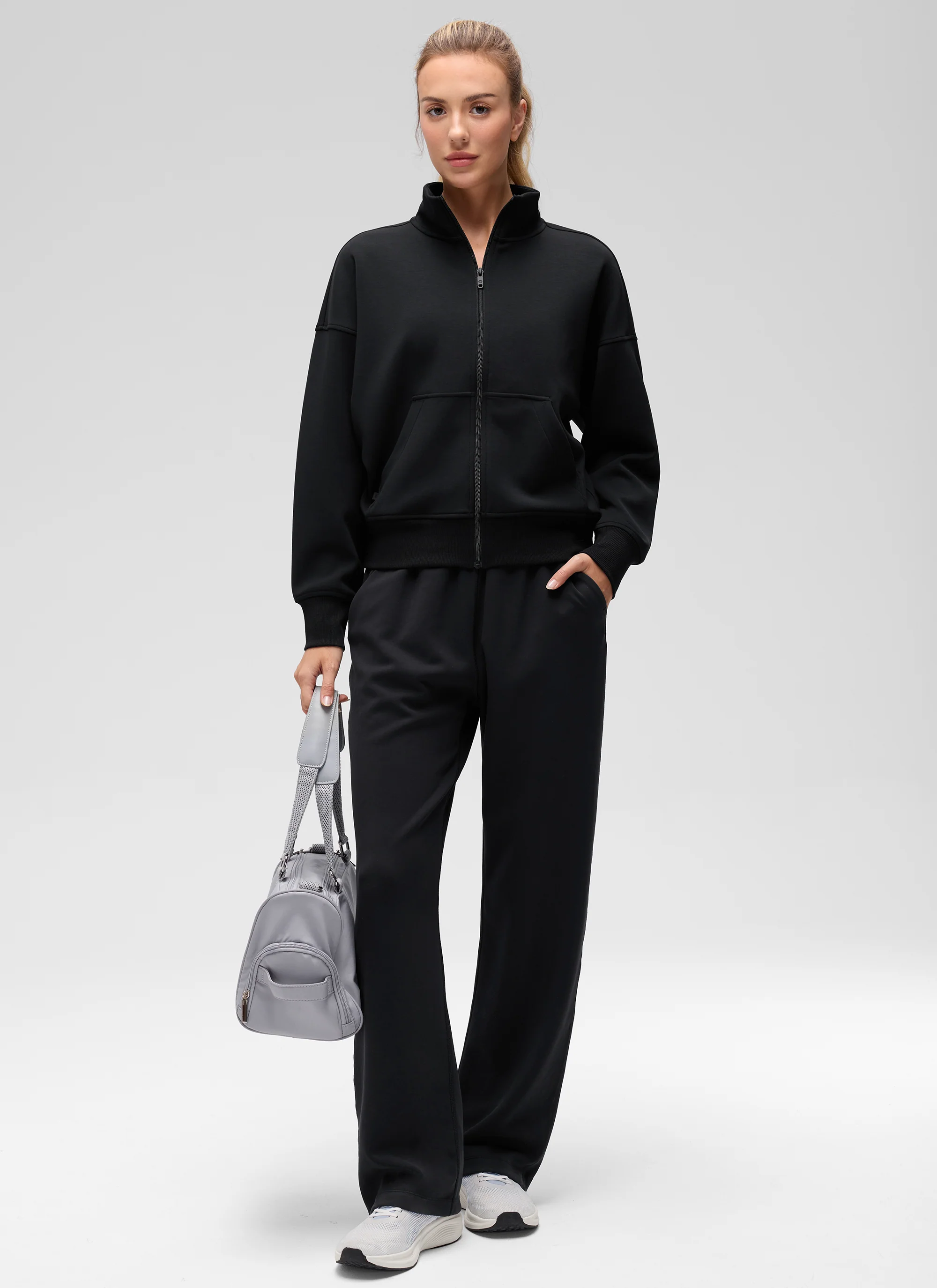 SoftAura High Mock Neck Full Zip Jacket - Image 20