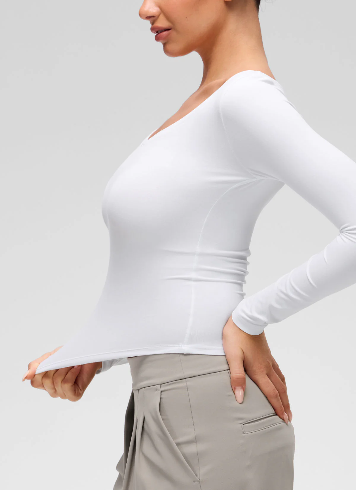 Softembrace V Neck Long Sleeve - Image 15