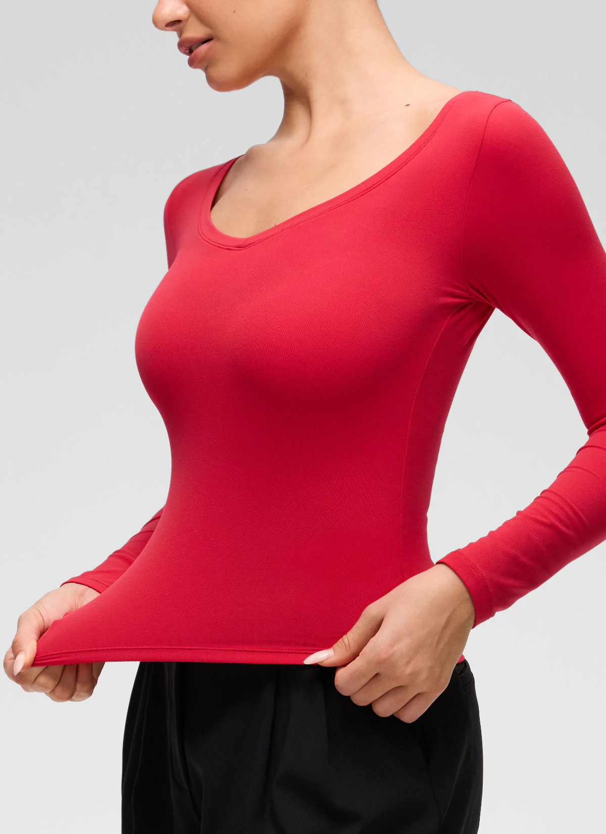 Softembrace V Neck Long Sleeve - Image 5