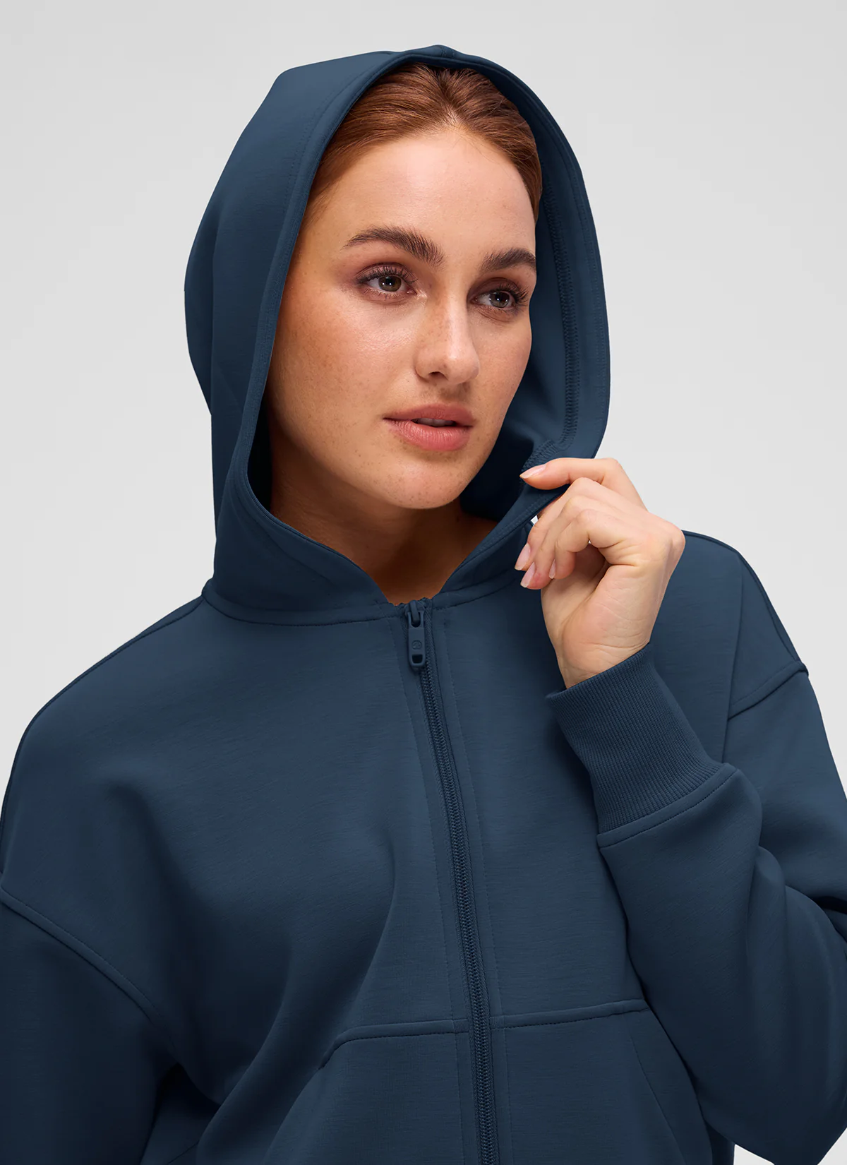 SoftAura Full Zip Waist Length Hoodie - Image 16