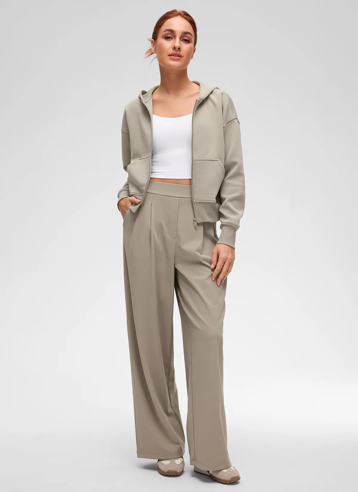 SoftAura Full Zip Waist Length Hoodie - Image 20