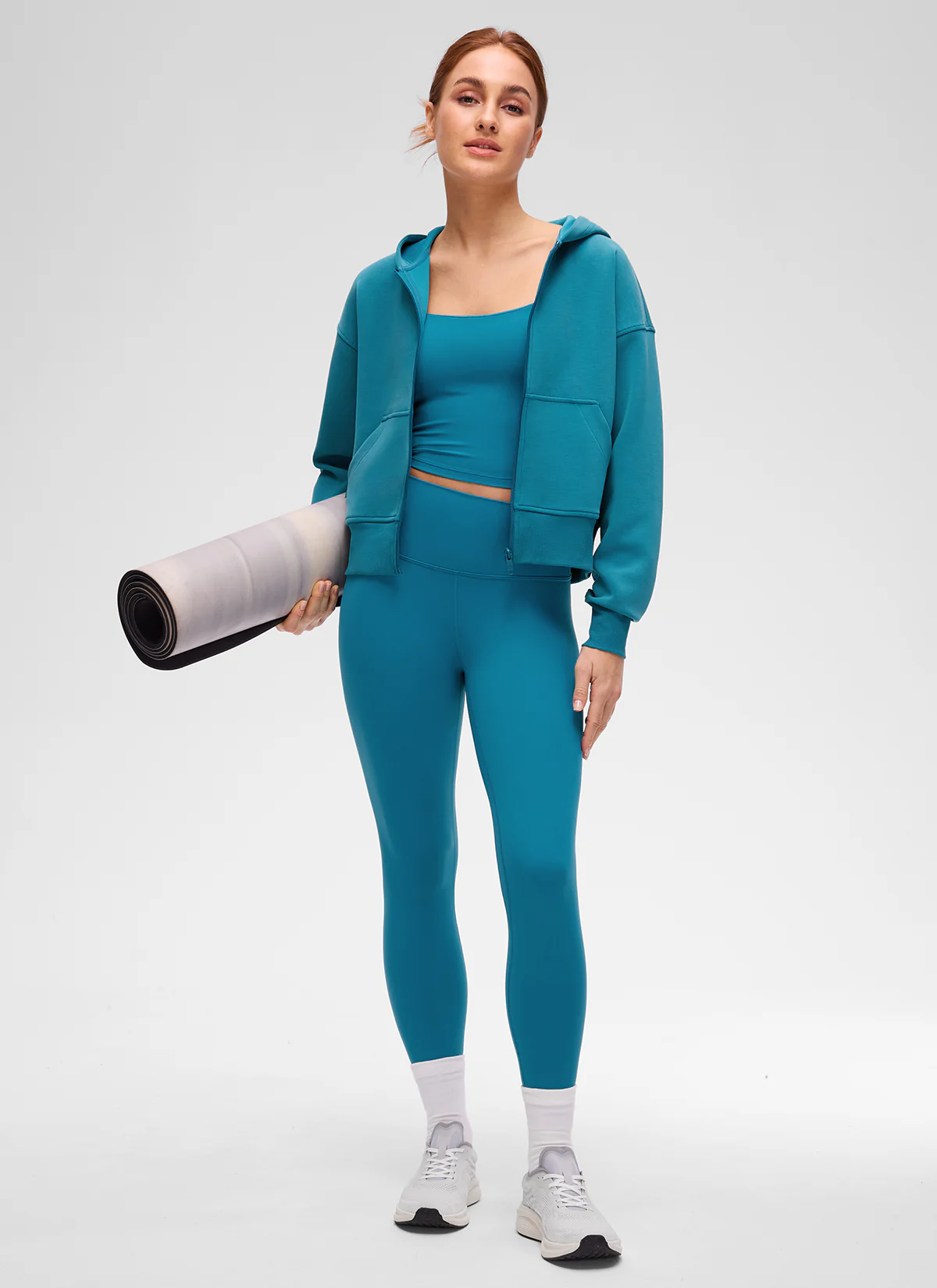 SoftAura Full Zip Waist Length Hoodie - Image 30