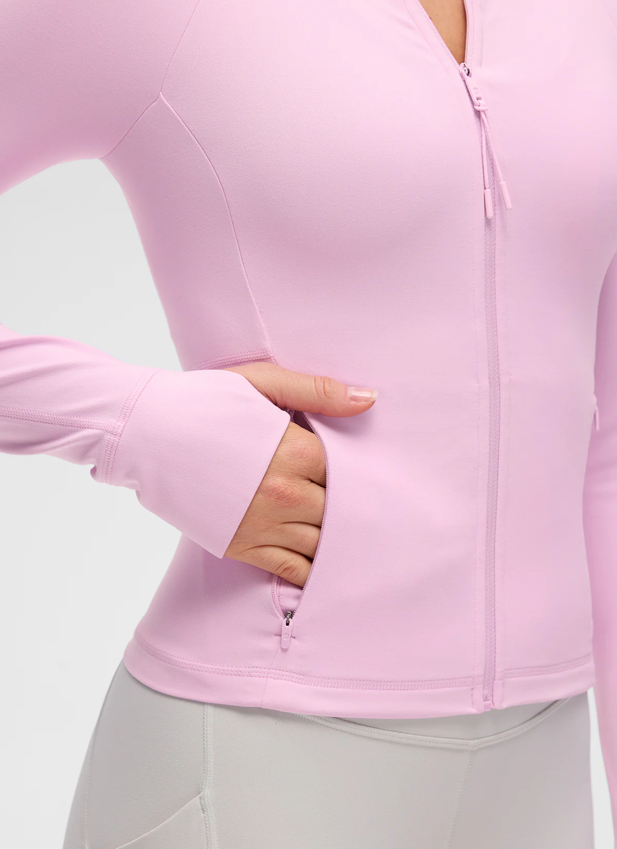 Butterluxe V Neck Waist Length Jacket - Image 4