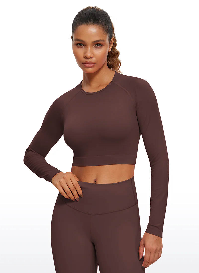 Seamless Slim Fit Cropped Long Sleeve - Image 20