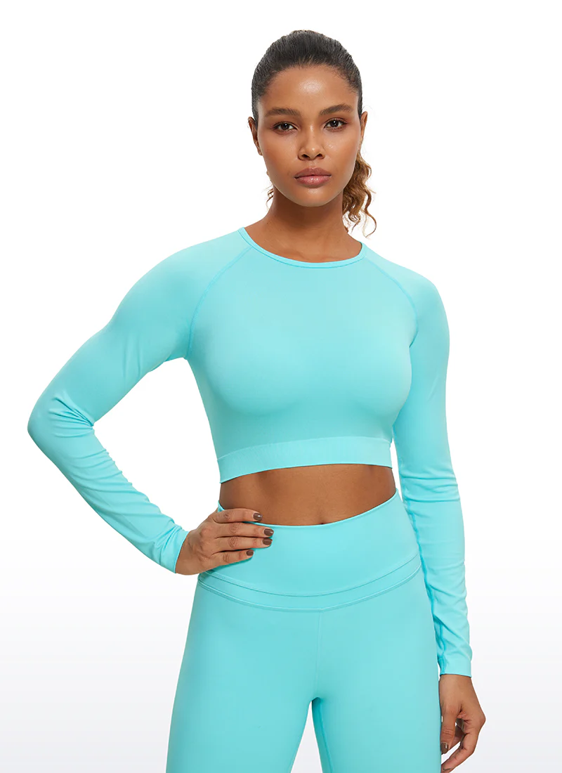 Seamless Slim Fit Cropped Long Sleeve - Image 24