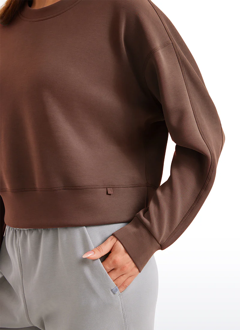 SoftAura Pullover Crewneck Sweatshirt - Image 4