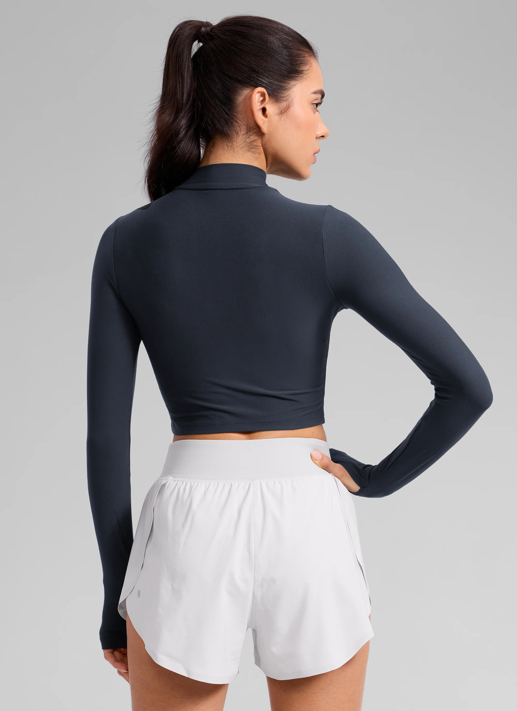 Cloudweight Mock Neck Crop Long Sleeve - Image 12